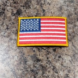 3 Pack American Flag Iron On Patch